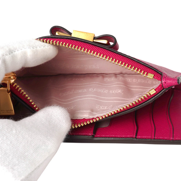 Kate Spade Morgan Bow Bifold Wallet Pink - Picture 6 of 9